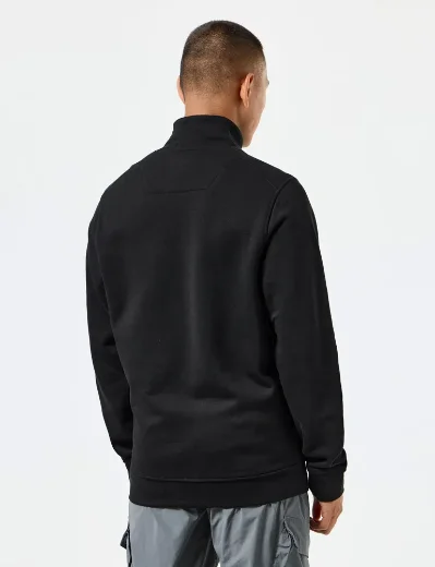 Weekend Offender Kraviz Quarter Zip Sweatshirt | Black