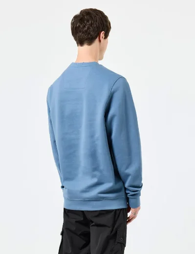 Weekend Offender Ferrer Crew Neck Sweater | Baltic Blue