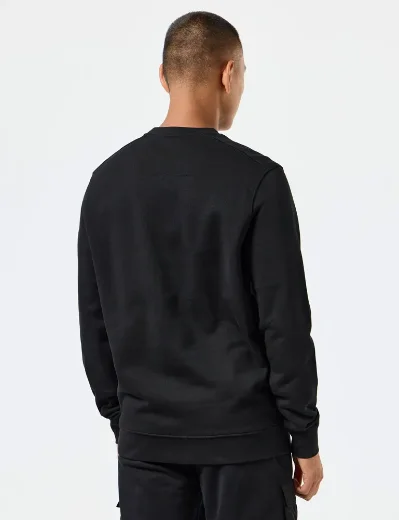 Weekend Offender Neve Nylon Pocket Sweater | Black