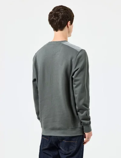 Weekend Offender F BOMB Crew Neck Sweater | Zinc