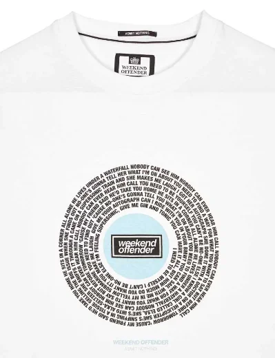 Weekend Offender Supersonic Graphic T-Shirt | White