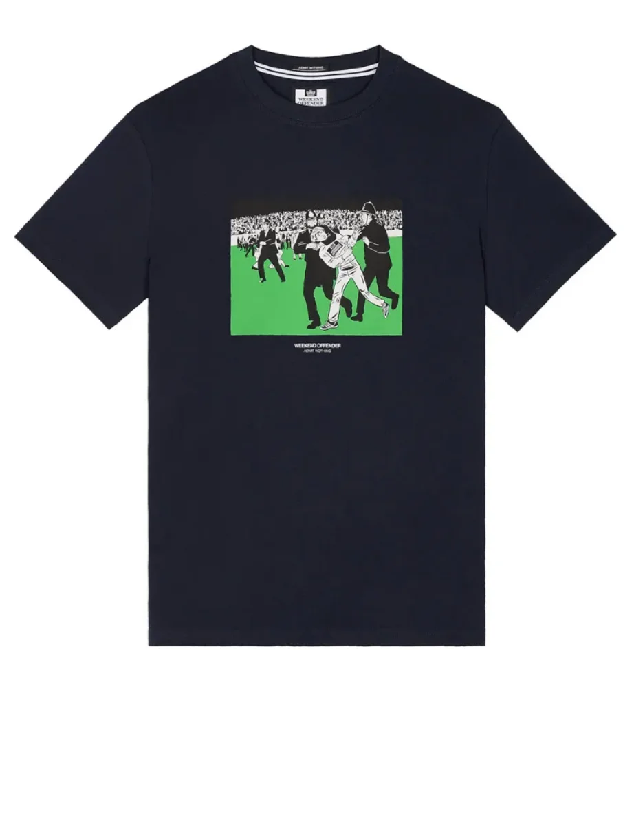 Weekend Offender Saturday Kids Graphic T-Shirt | Navy