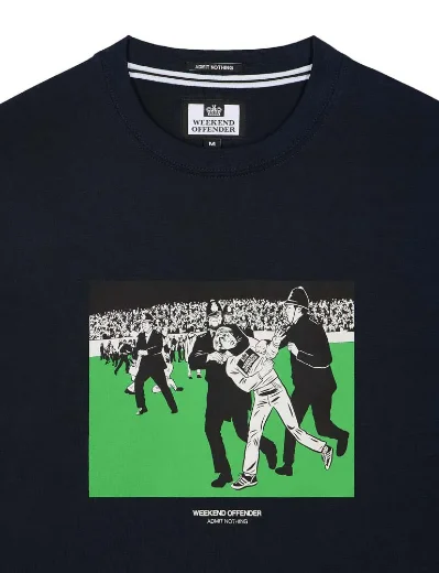 Weekend Offender Saturday Kids Graphic T-Shirt | Navy