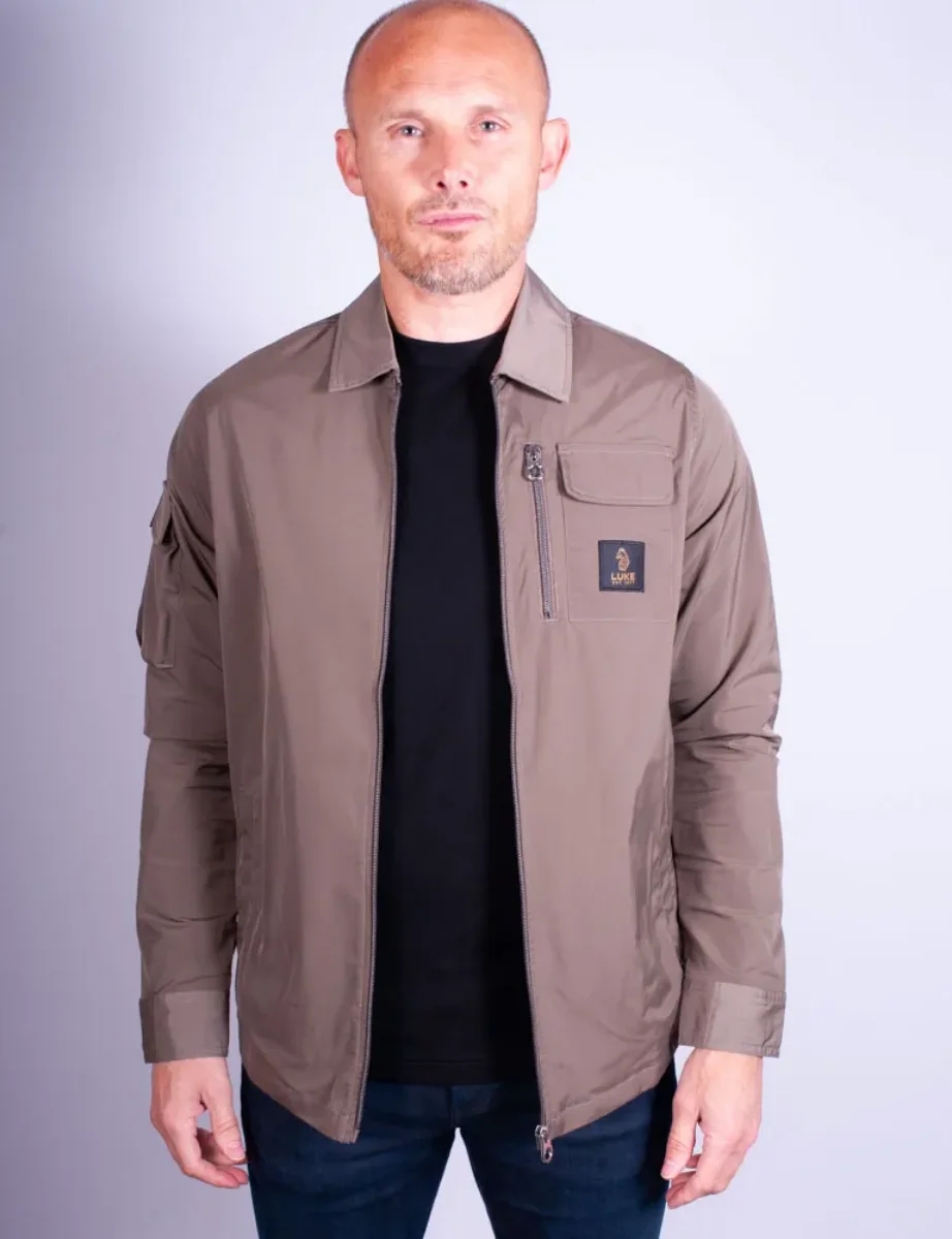 Luke EST 1977 Vietnam Technical Zip Through Jacket | Mushroom