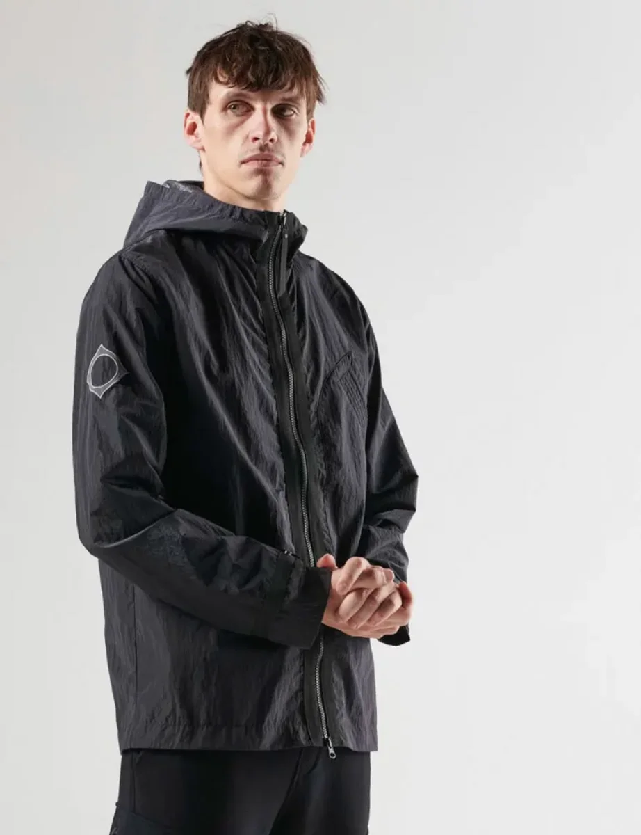 Ma.Strum Hooded Guard Overshirt | Black