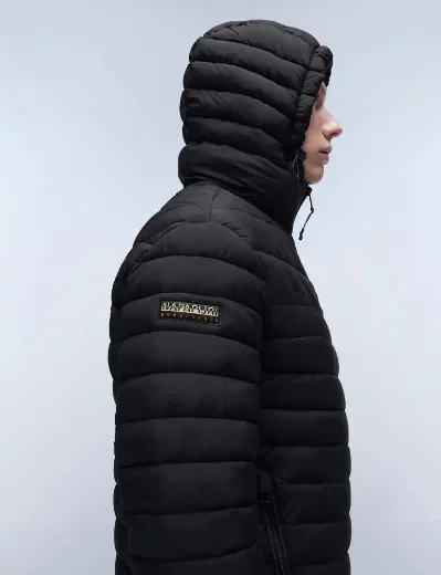 Napapijri Lapaz Hooded Puffer Jacket | Black