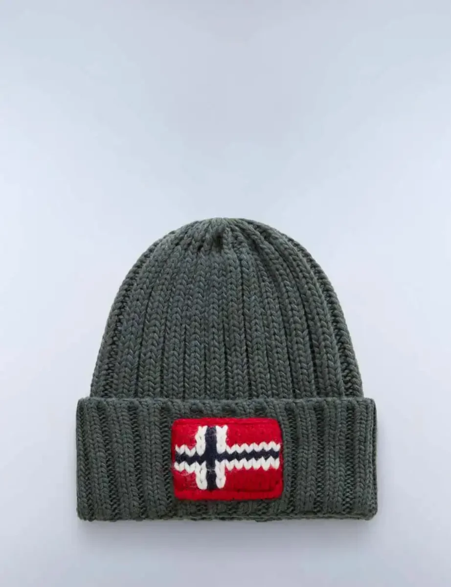 Napapijri Semiury Beanie Hat | Green Urban 