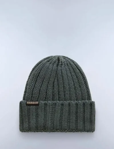 Napapijri Semiury Beanie Hat | Green Urban 