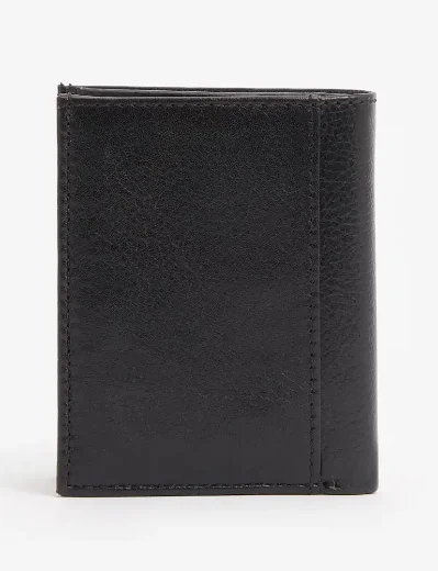 Barbour Colwell Small Billfold Wallet | Black