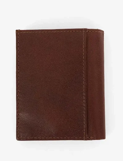 Barbour Colwell Small Billfold Wallet | Brown