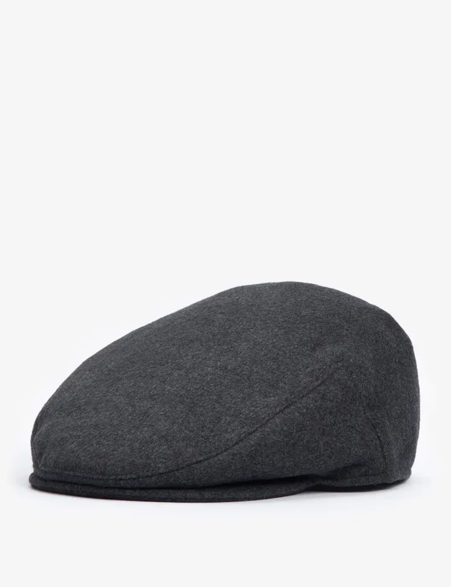 Barbour Conon Flat Cap | Charcoal