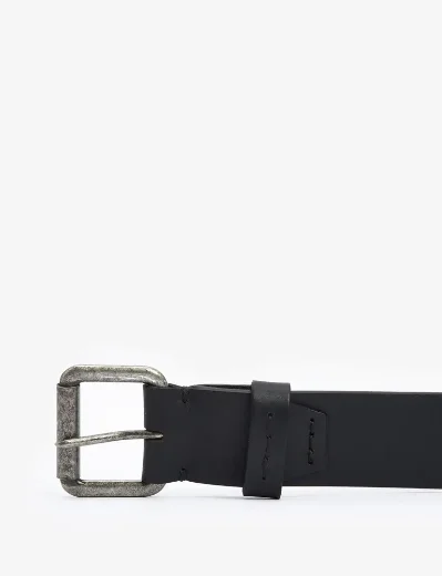 Barbour Men's Glen Leather Belt | Black