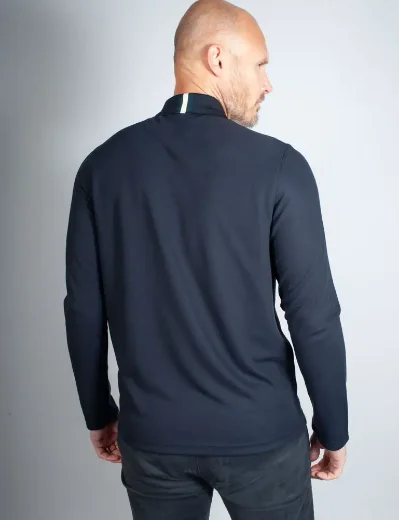 Ted Baker Pacto Long Sleeve Polo | Navy