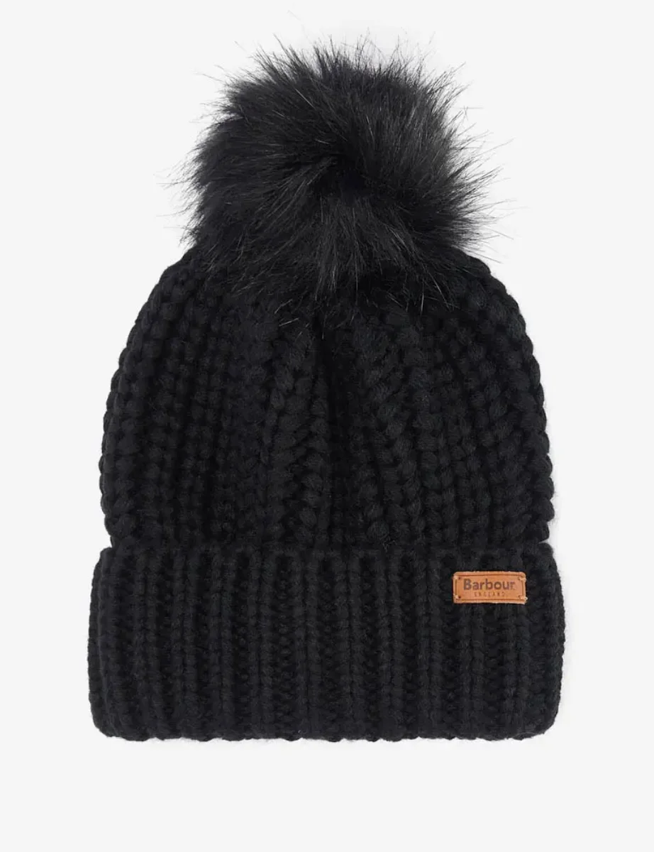 Barbour Women's Saltburn Beanie Hat | Black