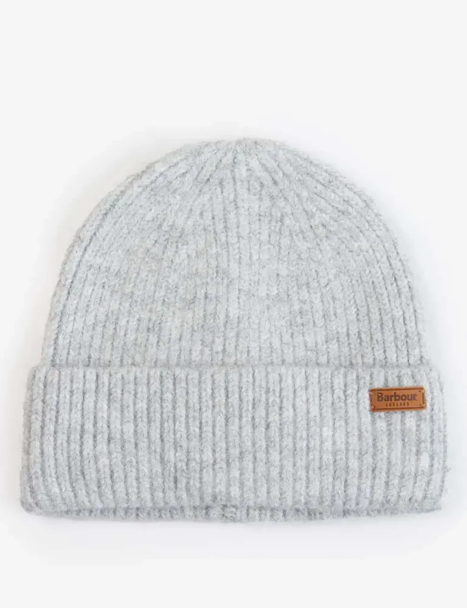 Barbour Womens Pendle Beanie | Light Grey