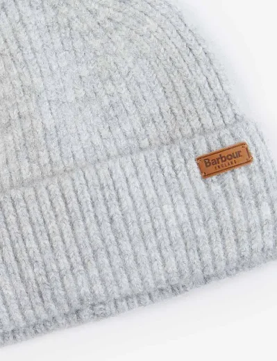 Barbour Womens Pendle Beanie | Light Grey