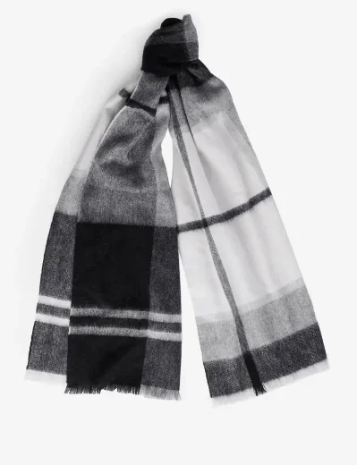 Barbour Womens Rosefield Scarf | Monochrome 