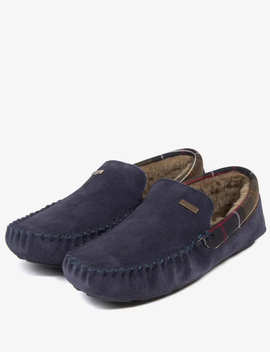 Barbour Monty Slipper | Navy