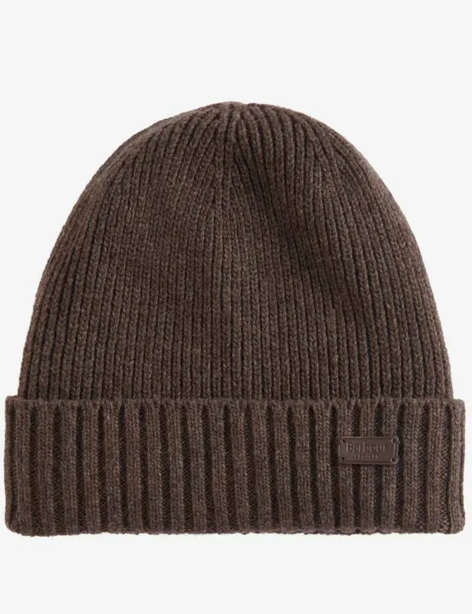 Barbour Carlton Beanie Hat | Brown