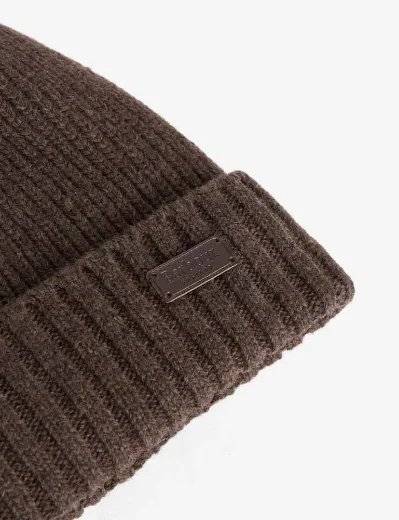 Barbour Carlton Beanie Hat | Brown