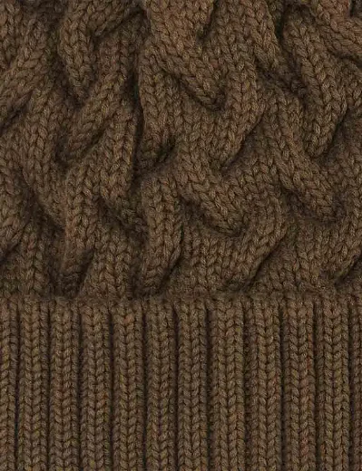 Barbour Gainford Cable Beanie | Olive