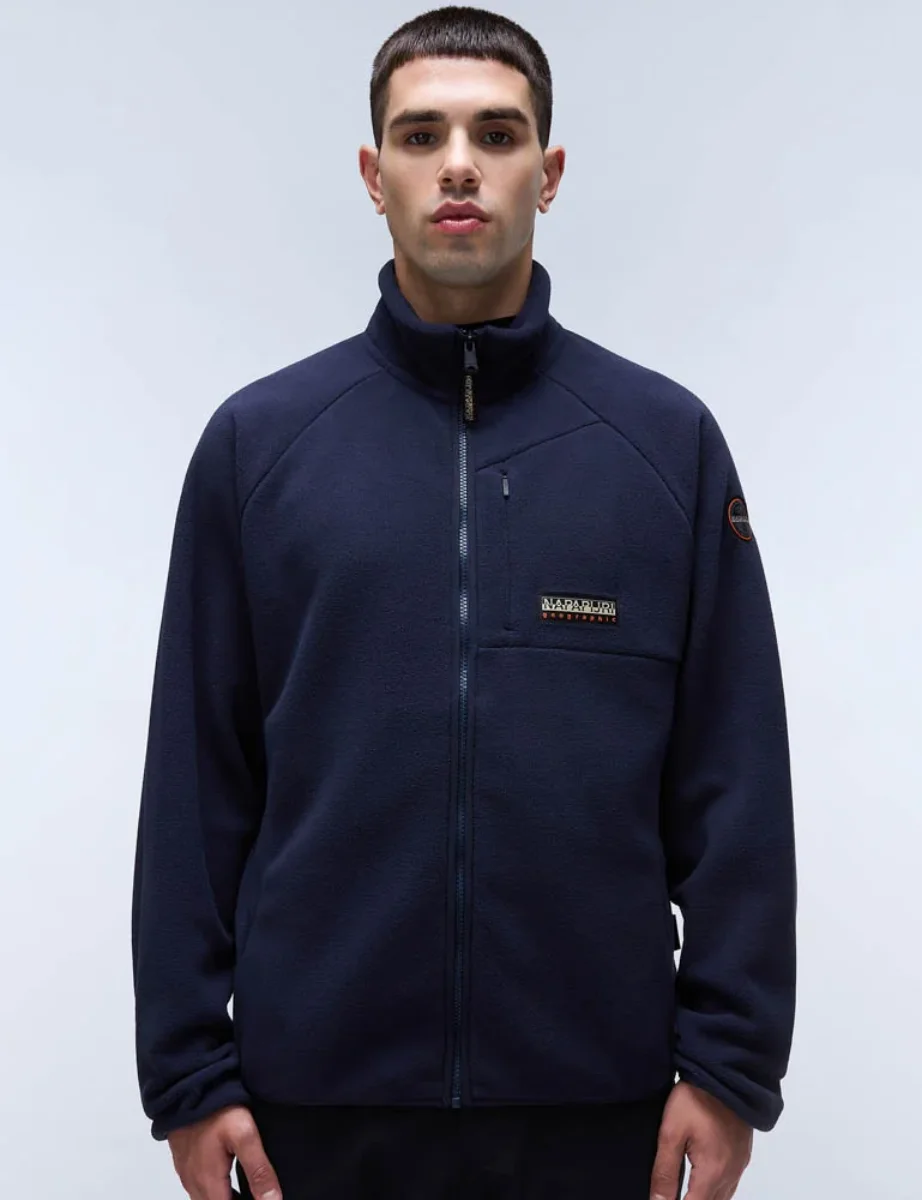 Napapjiri T-Dolent Half Zip Fleece | Navy