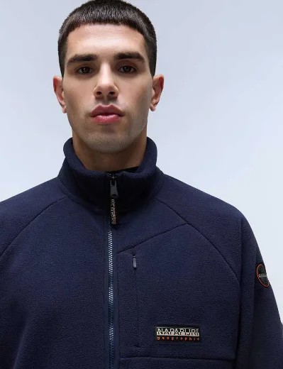 Napapjiri T-Dolent Half Zip Fleece | Navy