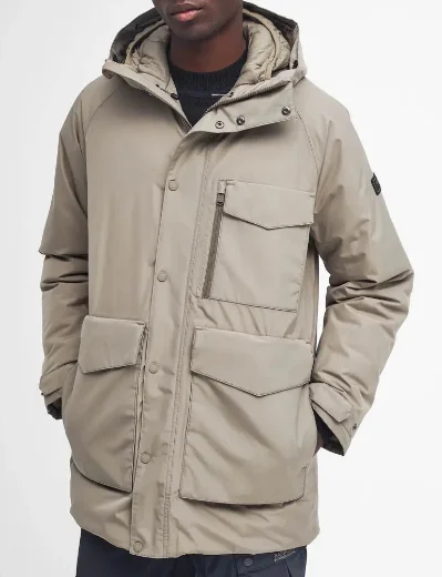 Barbour Intl Harwick Waterproof Jacket | Brindle