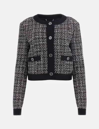 Guess Women's Yvonne Tweed Jacket | Black