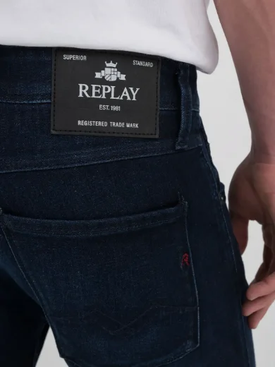 Replay Anbass Slim Fit Jean | Dark Blue