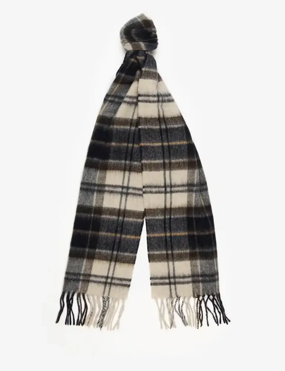 Barbour Lambswool and Cashmere Tartan Scarf | Autumn Dress