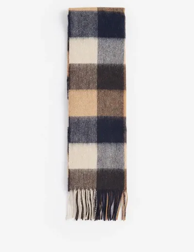 Barbour Lambswool Tattersall Scarf | Autumn Dress