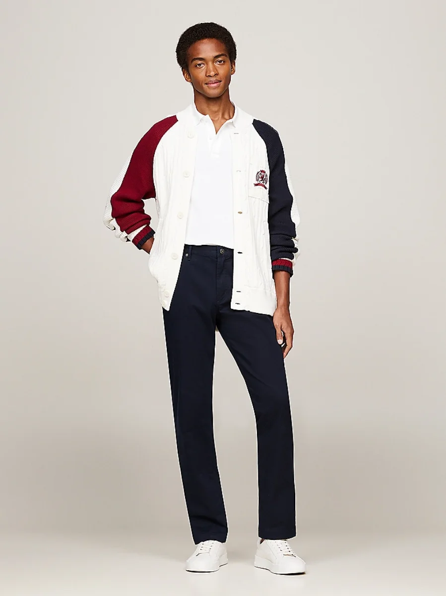 Tommy Hilfiger Denton Straight Trousers | Desert Sky