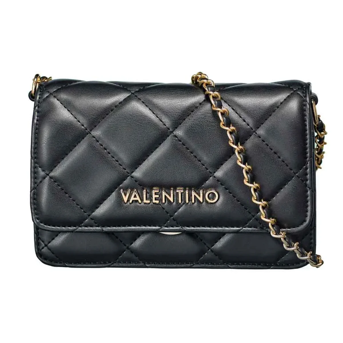 Valentino Ocarina Quilted Flap Shoulder Bag | Black