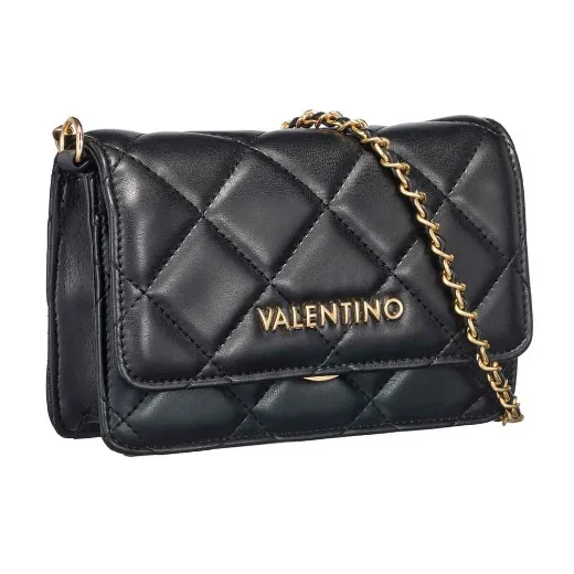 Valentino Ocarina Quilted Flap Shoulder Bag | Black