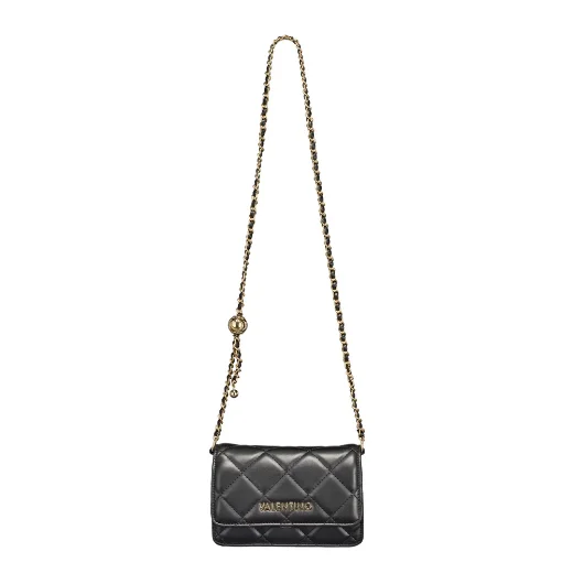 Valentino Ocarina Quilted Flap Shoulder Bag | Black