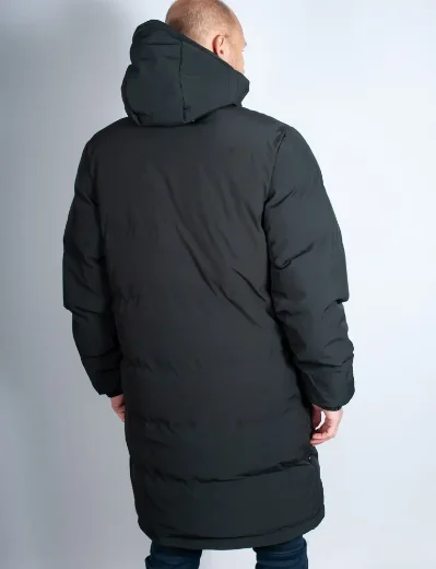 Luke EST 1977 Long Auckland Puffer Coat | Black