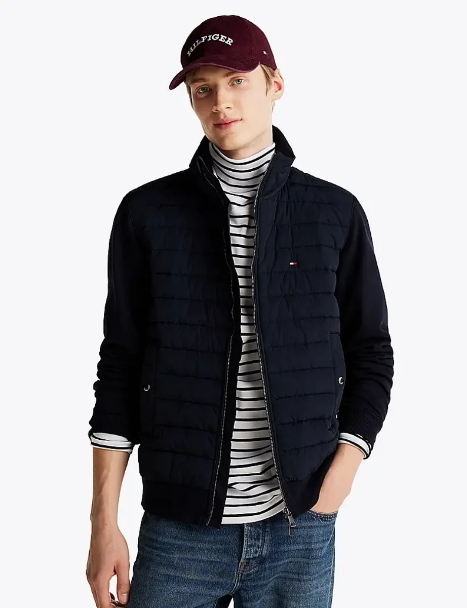 Tommy Hilfiger Mix Media Jacket | Desert Sky