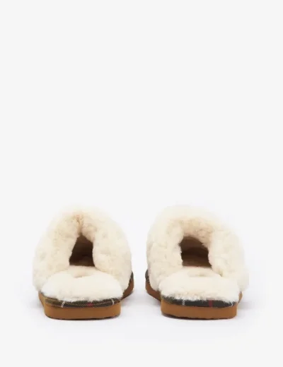 Barbour Womens Claudia Mule Slipper | Camel