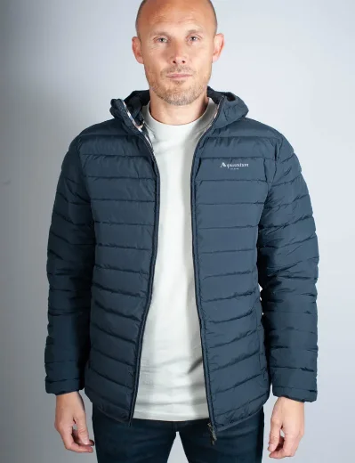 Aquascutum Active RLG Hooded Padded Jacket | Navy