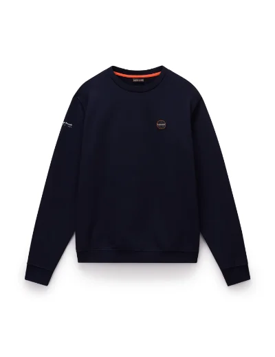 Napapijri B-Badge Long Sleeve Sweater | Blu Marine