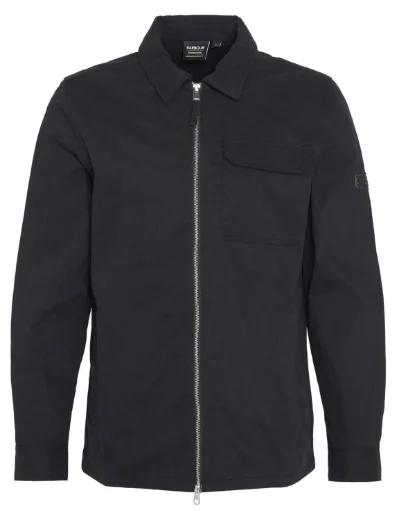 Barbour International Maze Peached Overshirt | Black