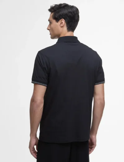 Barbour International Ollie Twin Tipped Placket Polo | Black