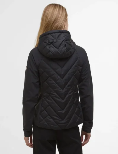 Women's Barbour International Dakota Quilted Sweat | Black