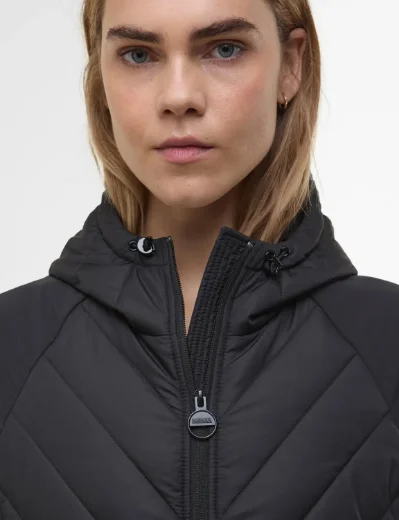 Women's Barbour International Dakota Quilted Sweat | Black