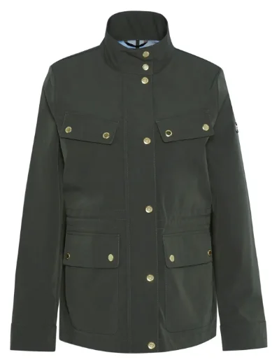 Women's Barbour International Brea Showerproof Jacket | Envy Green/Light Blue Steel