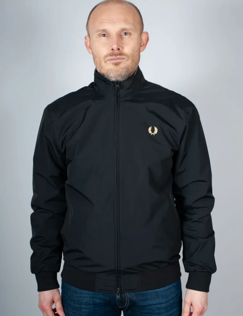 Fred Perry Brentham Jacket | Black