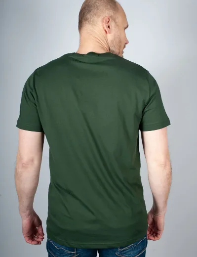 Fred Perry Plain Crew Neck T-Shirt | Court Green