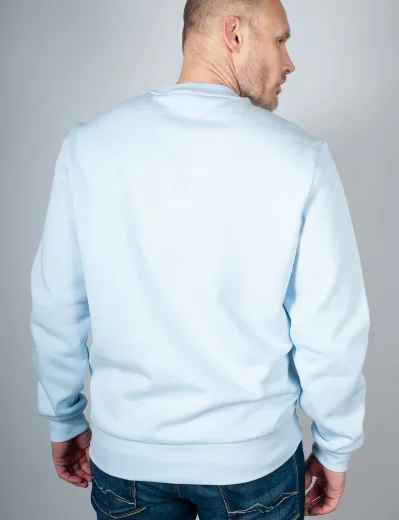 Lacoste Fleece Crew Neck Sweatshirt | Light Blue