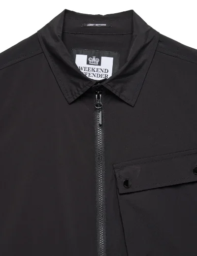 Weekend Offender Southbank Overshirt | Black